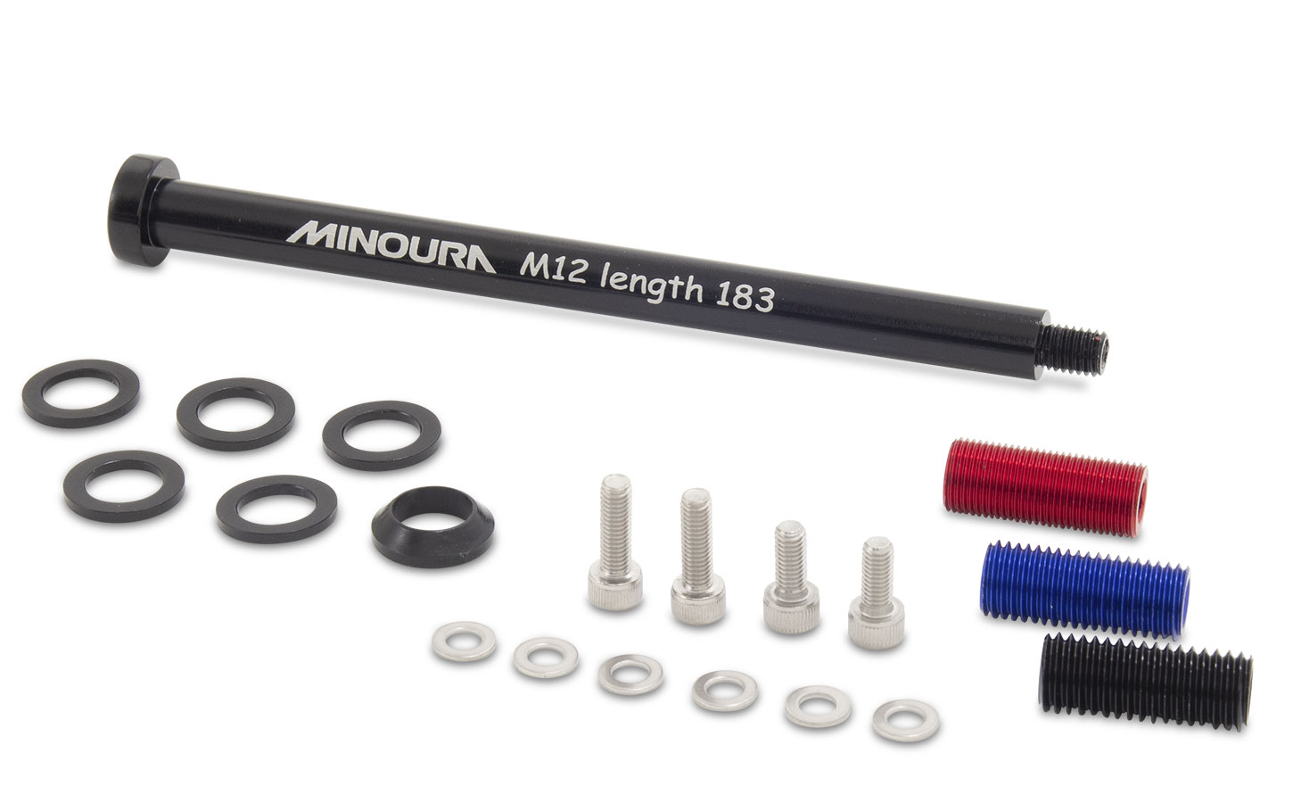 Rear Carrier mounting adapter for 12mm thru-axle frame - MINOURA JAPAN Rear Carrier mounting adapter for 12mm thru-axle frame - MINOURA JAPAN