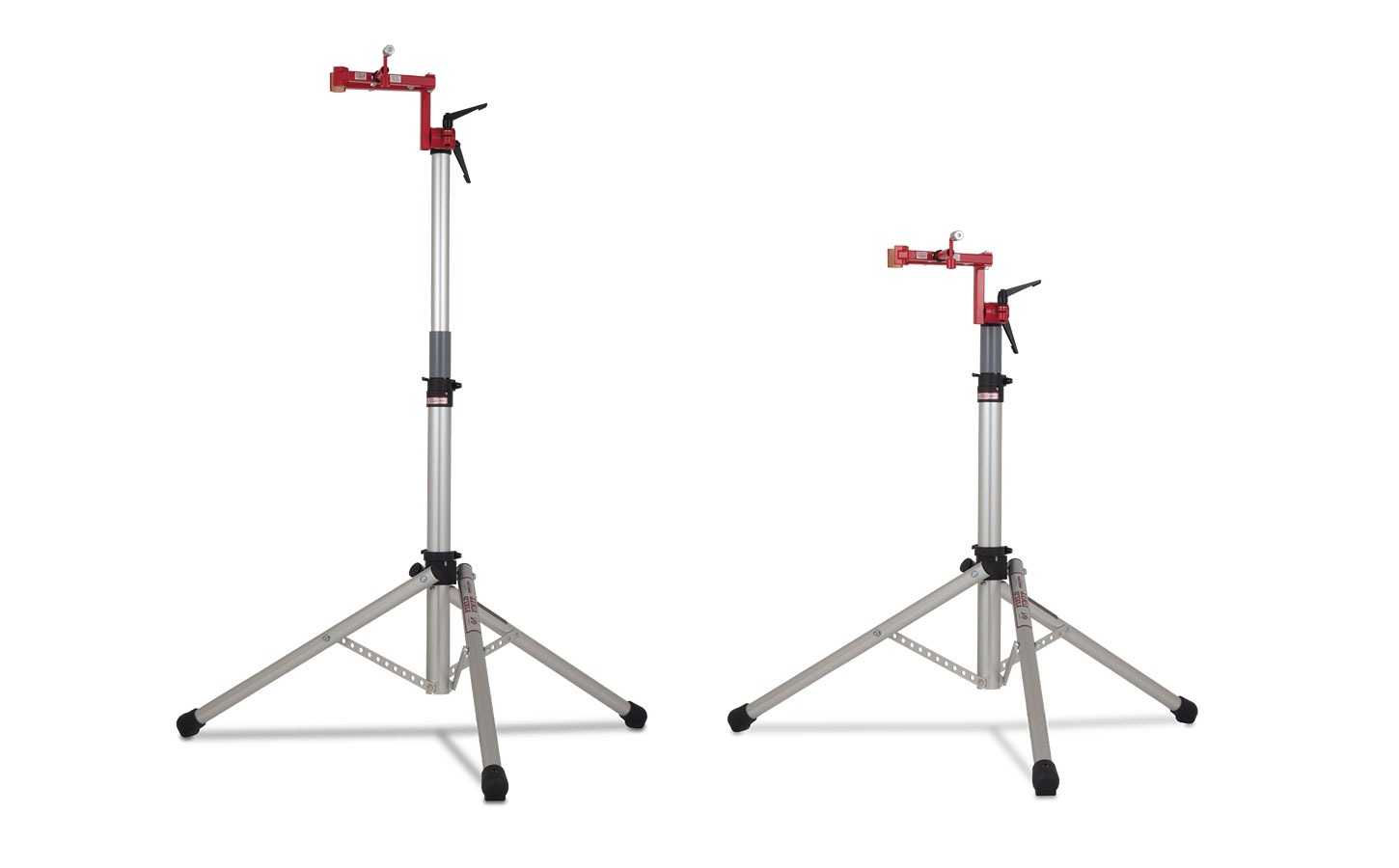 Field Unit mobile workstand by Minoura and EVT, featuring a durable steel clamp, ergonomic handle, and stable base.