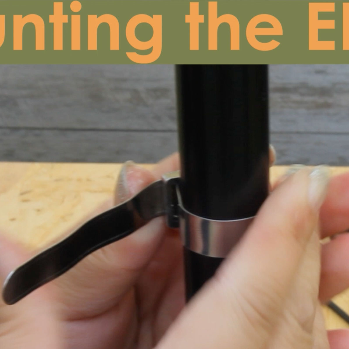 EBW-2235 bar and stem mount for 22–35mm, easy 3-step installation