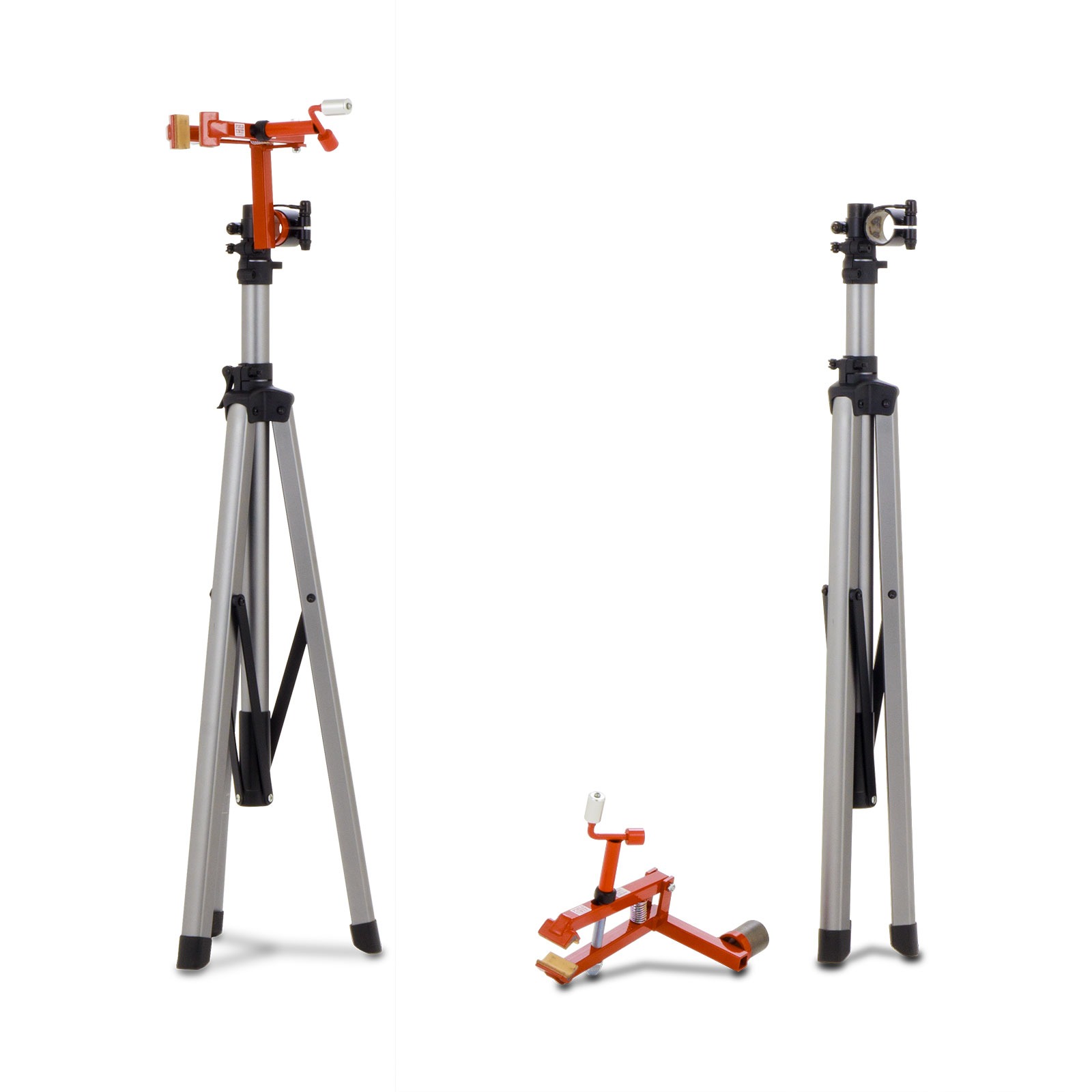 Field Unit COMP portable folding bicycle repair stand with tripod base