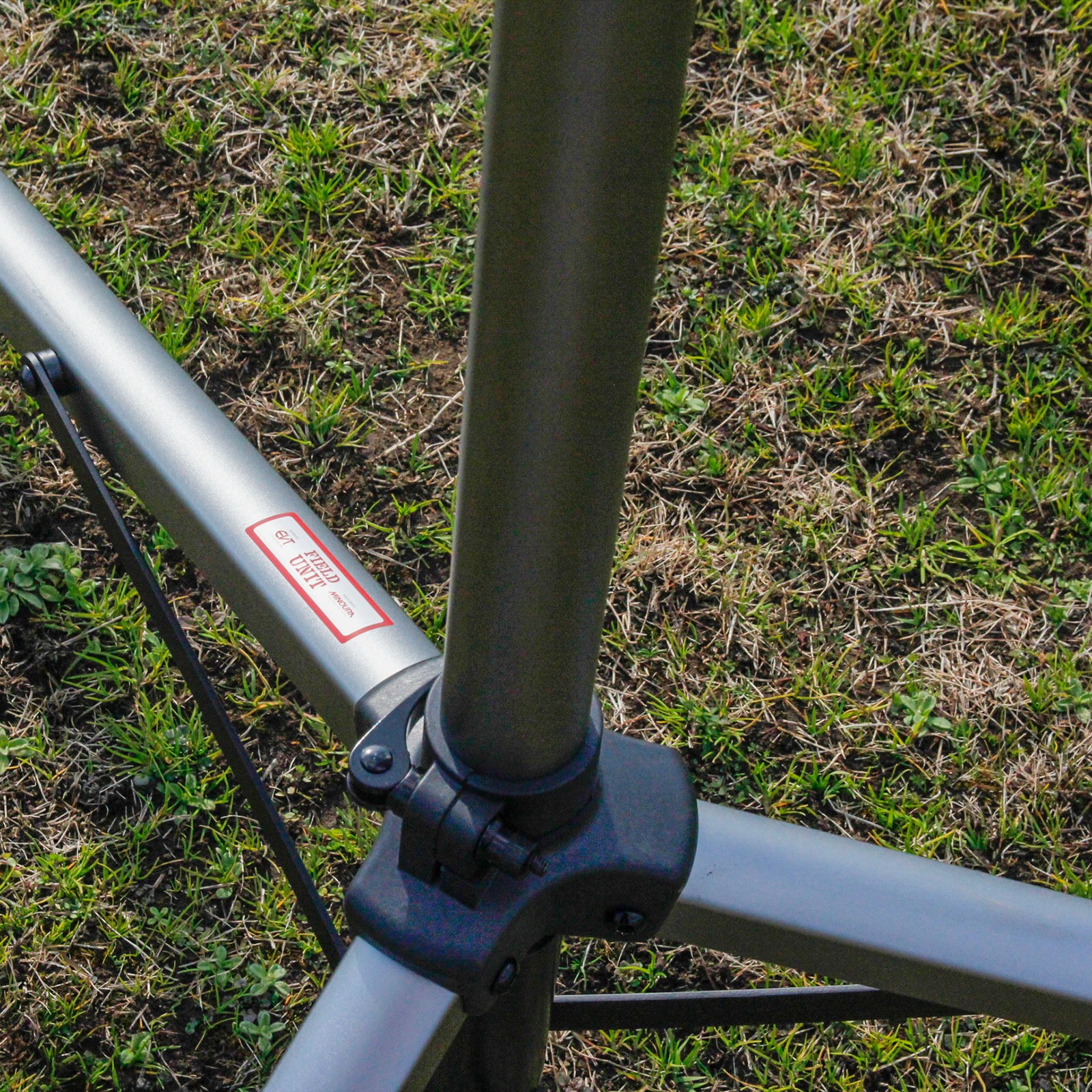 Field Unit COMP portable folding bicycle repair stand with tripod base